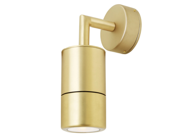 ENNIS - LED brass wall light for bathroom by mullan lighting - view 2